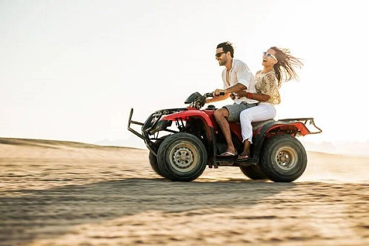 YAMAHA Quad Bike Rental Dubai Desert