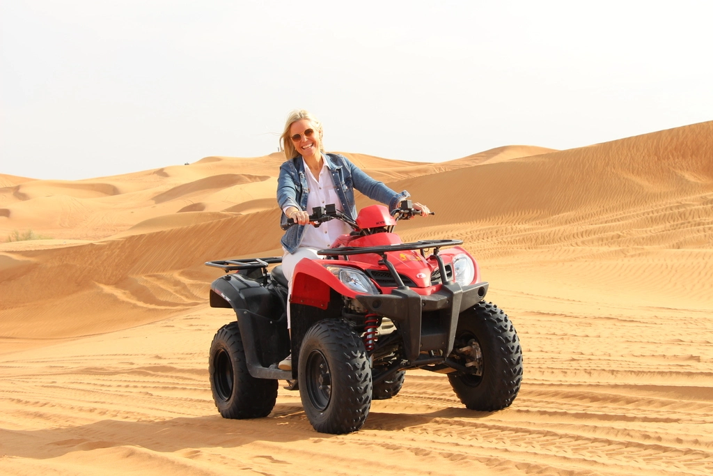 Quad Bike Riding For Open Desert