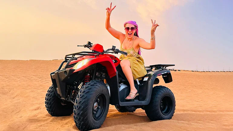 Quad Bike Rental in Dubai Red Dunes