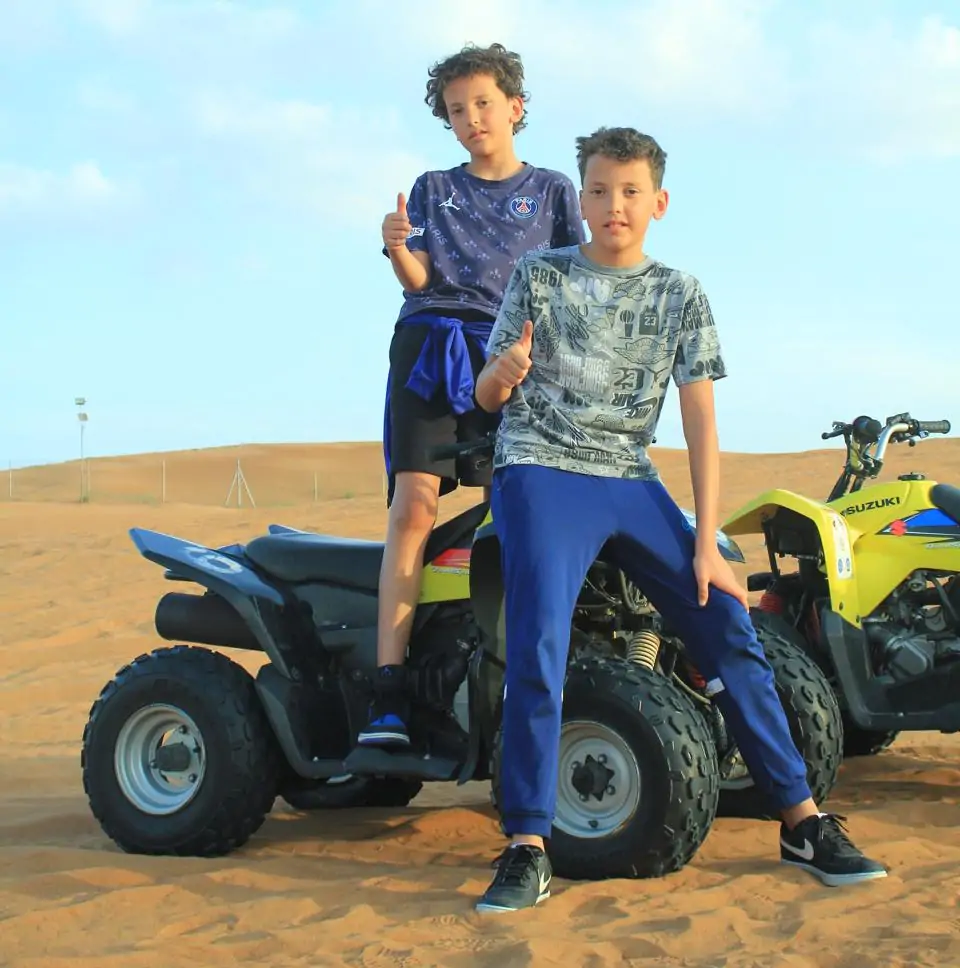 Kids Quad Bike Rental In Dubai Desert